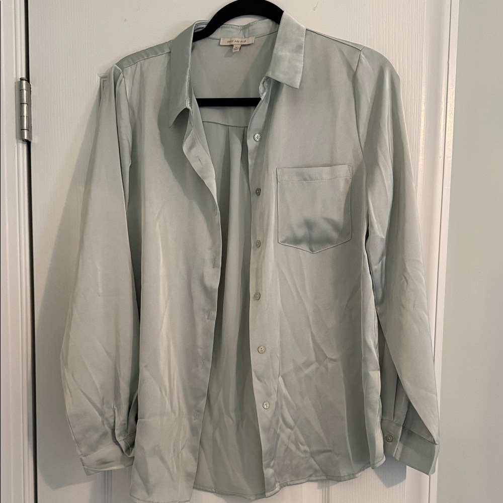 Skies Are Blue Light Blue Button-Up Shirt